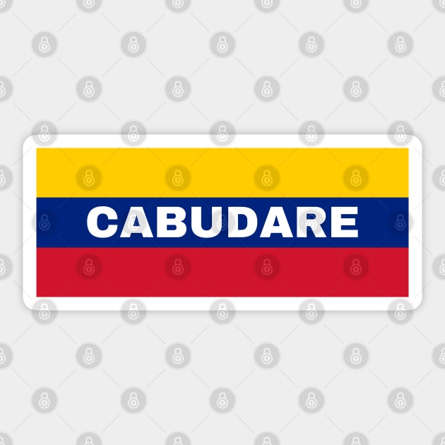 Cabudare City in Venezuelan Flag Colors Sticker by aybe7elf